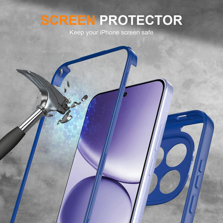 Husa de protectie Techsuit ColorVerse 360 Series compatibil cu Samsung Galaxy S26 FE, Albastru