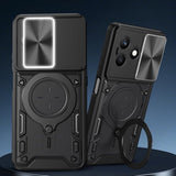 Husa de protectie Techsuit CamGuard Pro compatibil cu Honor X8d, Albastru