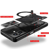 Husa de protectie Techsuit CamGuard Pro compatibil cu Honor X8d, Albastru