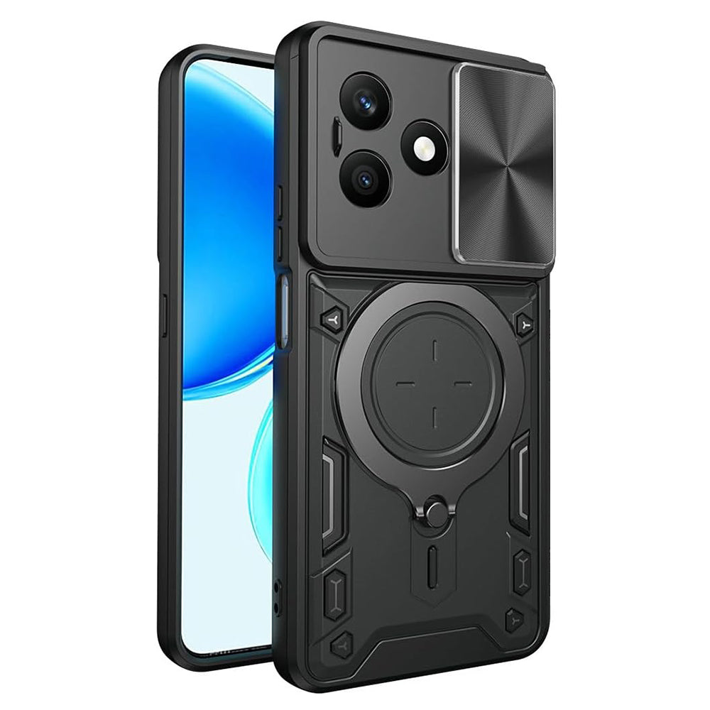 Husa de protectie Techsuit CamGuard Pro compatibil cu Honor X8d, Negru