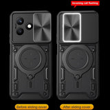 Husa de protectie Techsuit CamGuard Pro compatibil cu Honor X8d, Negru