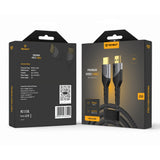 Cablu Techsuit NexusVision Pro (CX3), HDMI 2.1, 48Gbps, 2m, Gri