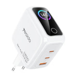 Incarcator Yesido (YC114), USB / 2x Type-C, 140W, TFT Display, Alb
