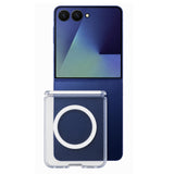 Husa de protectie Blueo Crystal Pro compatibil cu Samsung Galaxy Z Flip8, Transparent
