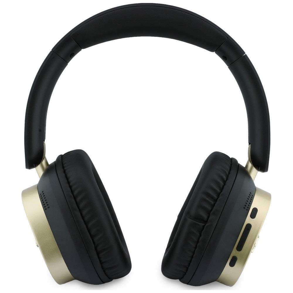 Casti Wireless Guess Rectangle Metal Script (GUBHV28HGCSMK), Bluetooth, ENC, Negru