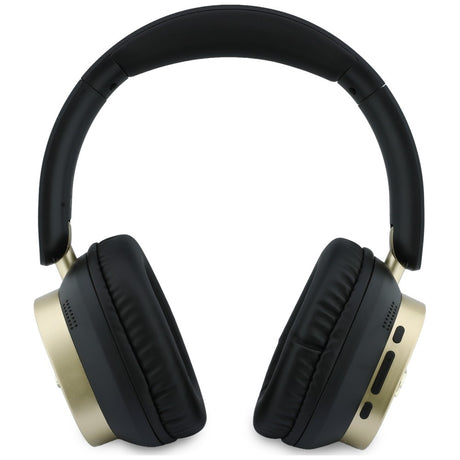 Casti Wireless Guess Rectangle Metal Script (GUBHV28HGCSMK), Bluetooth, ENC, Negru