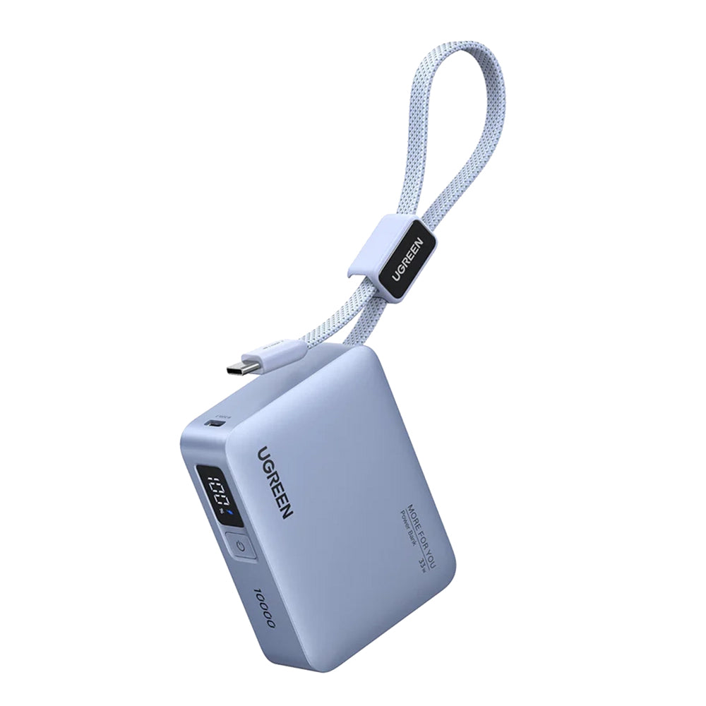 Baterie externa Ugreen PB584 (75173B), 10000mAh, USB / Type-C, 33W, Gri
