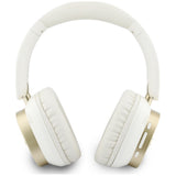 Casti Wireless Guess Rectangle Metal Script (GUBHV28HGCSME), Bluetooth, ENC, Alb