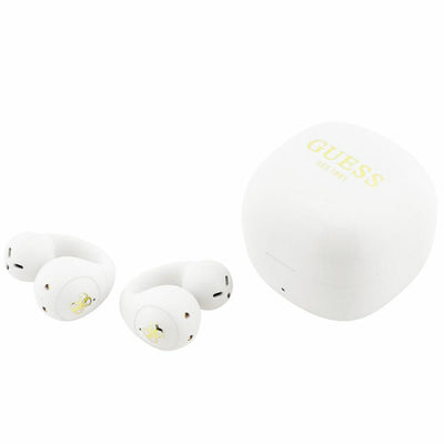 Casti Wireless Guess Mini Classic (GUTWSW85LEEH), Open-ear, Bluetooth, Alb