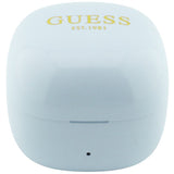 Casti Wireless Guess Mini Classic (GUTWSW85LEEQ), Open-ear, Bluetooth, Alb