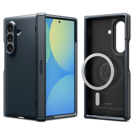 Husa de protectie Spigen Slim Armor Pro compatibil cu Samsung Galaxy Z Fold8 Ultra, Albastru