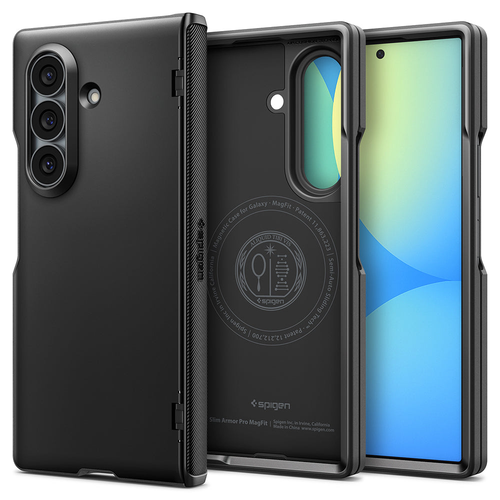 Husa de protectie Spigen Slim Armor Pro compatibil cu Samsung Galaxy Z Fold8 Ultra, Negru
