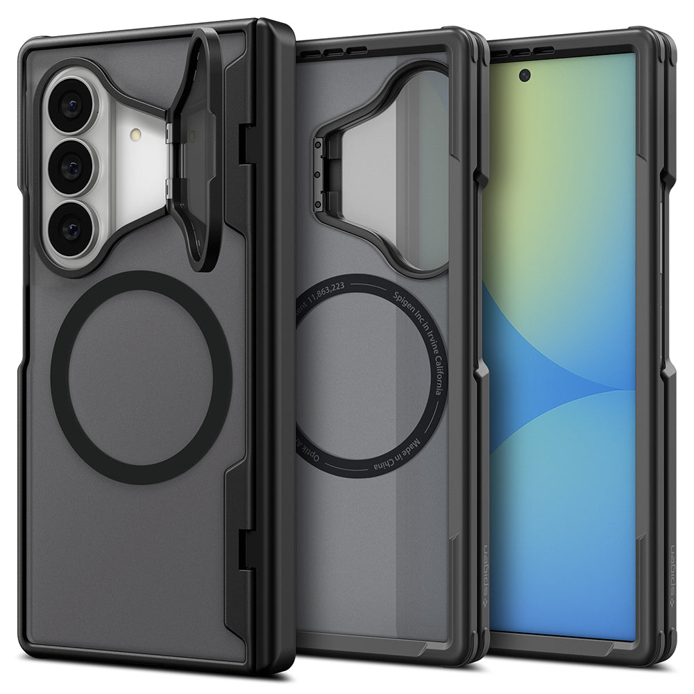 Husa de protectie Spigen Optik Armor Pro compatibil cu Samsung Galaxy Z Fold8 Ultra, Negru