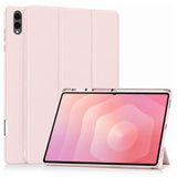 Husa de protectie tableta Techsuit Flex Trifold compatibil cu Samsung Galaxy Tab S11 Ultra / Tab S12 Ultra, Roz