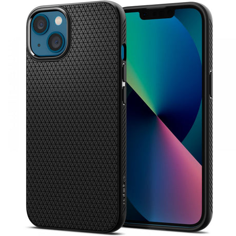 Husa de protectie Spigen Liquid Air (ACS03519) compatibil cu iPhone 13, Negru