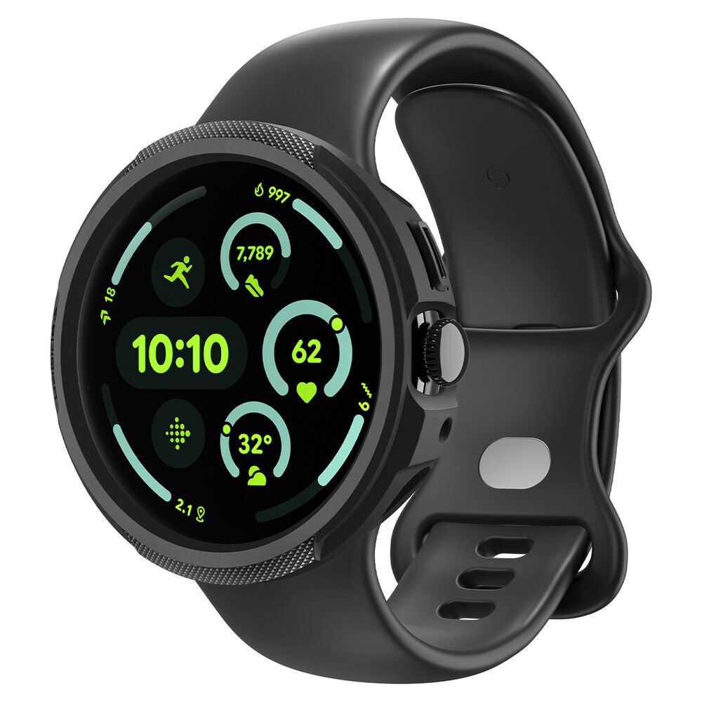 Husa smartwatch Spigen compatibil cu Google Pixel Watch 4 41mm, Negru