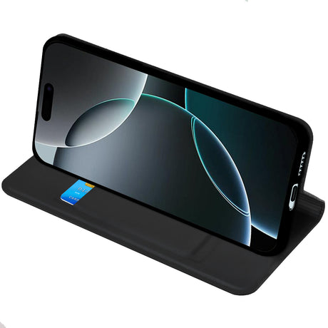 Husa de protectie Techsuit Magskin Book compatibil cu Realme 16 5G, Negru