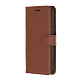Husa de protectie Techsuit Leather Folio compatibil cu Oppo Reno16 Pro, Maro