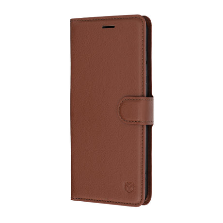 Husa de protectie Techsuit Leather Folio compatibil cu Samsung Galaxy S26 FE / S25 FE, Maro