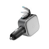 Incarcator Cuktech (CC903P), USB / Type-C, 100W, Cablu Retractabil, Negru