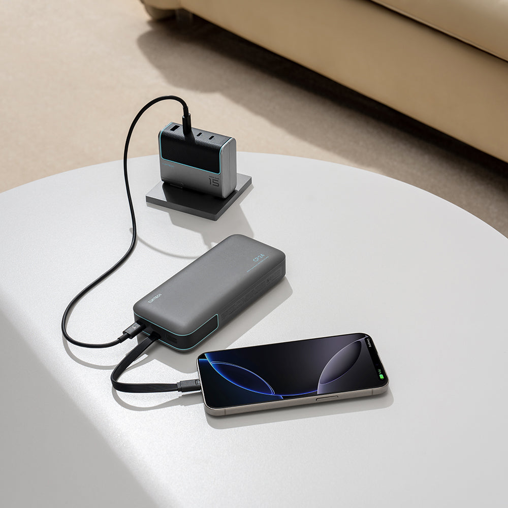 Baterie externa Cuktech LPB200N (CUKL200NMXGR), 20000mAh, USB / USB-C, 40W, Gri