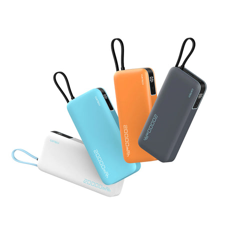 Baterie externa Cuktech LPB200N (CUKP200NGLLG), 20000mAh, USB / USB-C / Lightning, 45W, Alb