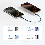 Baterie externa Cuktech WPB100N, 10000mAh, 20W USB-C, Alb