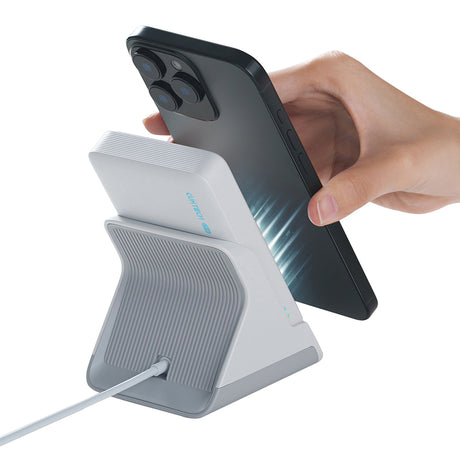 Baterie externa Cuktech WPB100N, 10000mAh, 20W USB-C, Alb