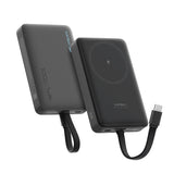 Baterie externa Cuktech WPB100L (CKWPB100LGLBK), 10000mAh, USB-C, 22.5W, Negru
