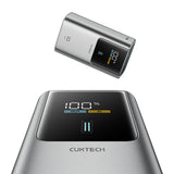 Baterie externa Cuktech PB1055 (CKPB1055GBTG), 10000mAh, 2x USB-C + USB, 55W, Gri