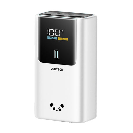 Baterie externa Cuktech PB1055 (CKPB1055GBTG), 10000mAh, 2x USB-C + USB, 55W, Gri