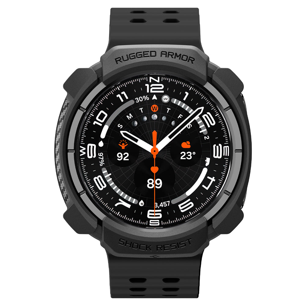 Husa smartwatch Spigen compatibil cu Samsung Galaxy Watch Ultra 2, Negru
