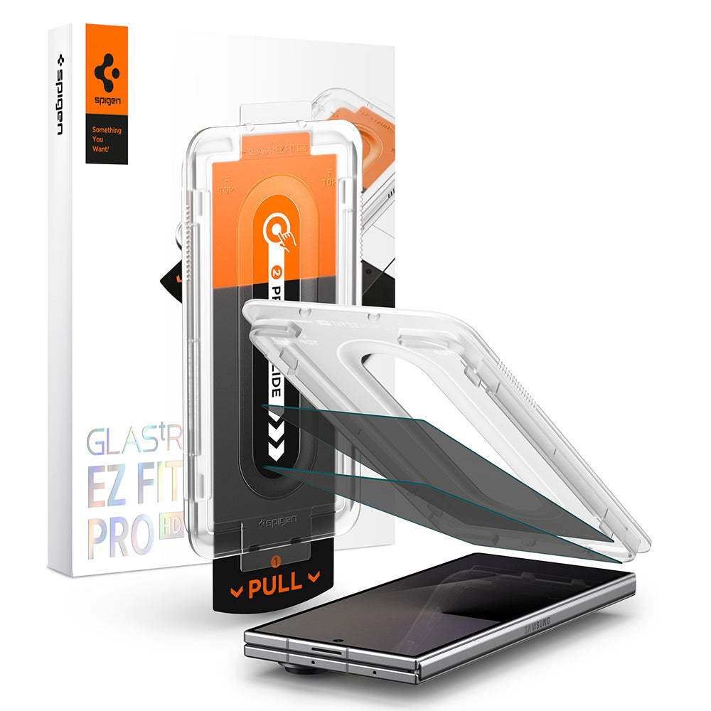 Folie de protectie Spigen Glas.tR EZ-FIT Pro compatibil cu Samsung Galaxy Z Fold7 / Z Fold8 Ultra, Privacy