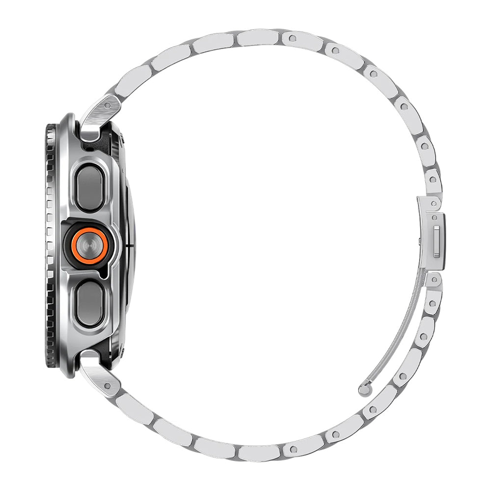 Rama smartwatch Spigen compatibil cu Samsung Galaxy Watch Ultra 2, Argintiu