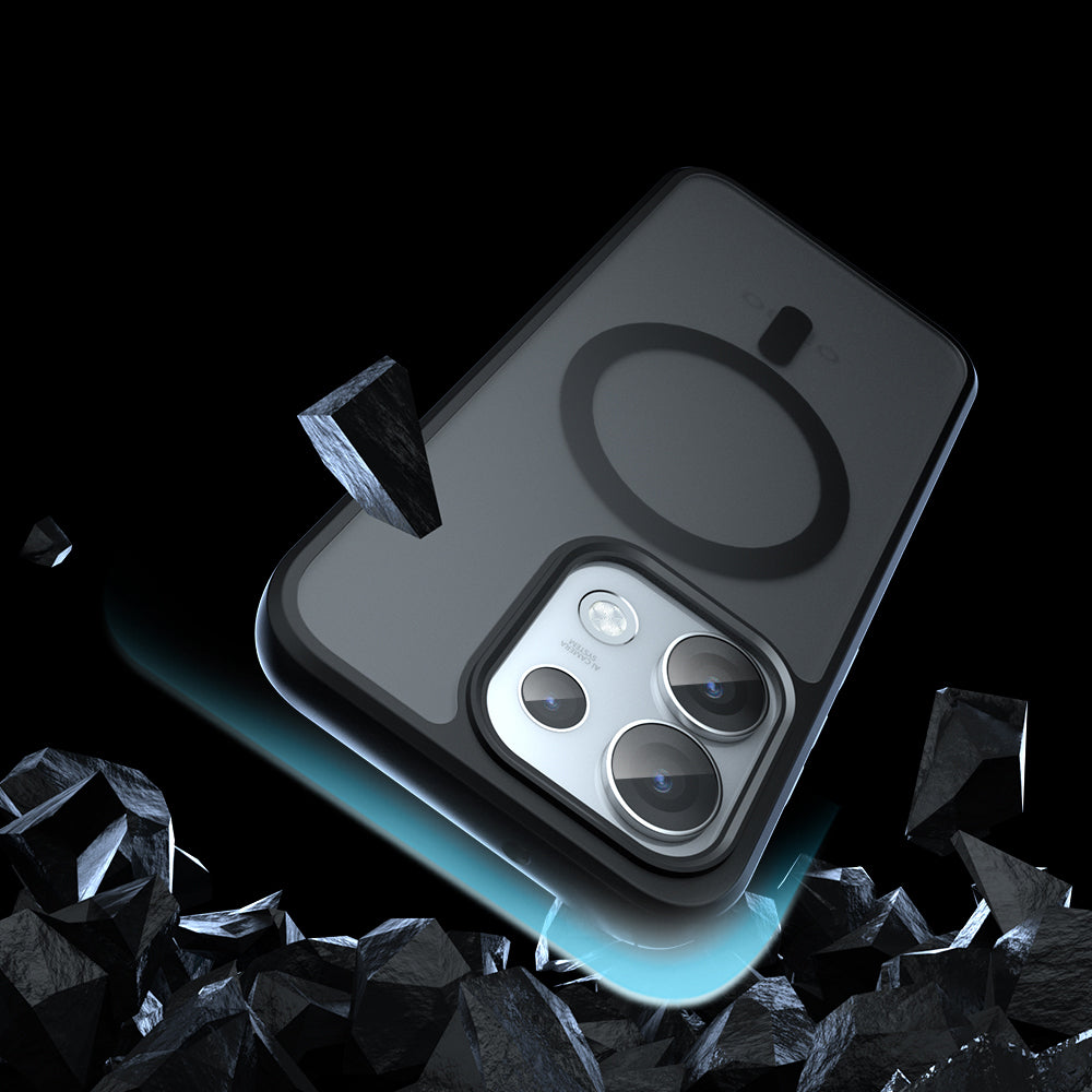 Husa de protectie Techsuit PureFrost MagSafe compatibil cu Oppo Reno16 Pro, Negru