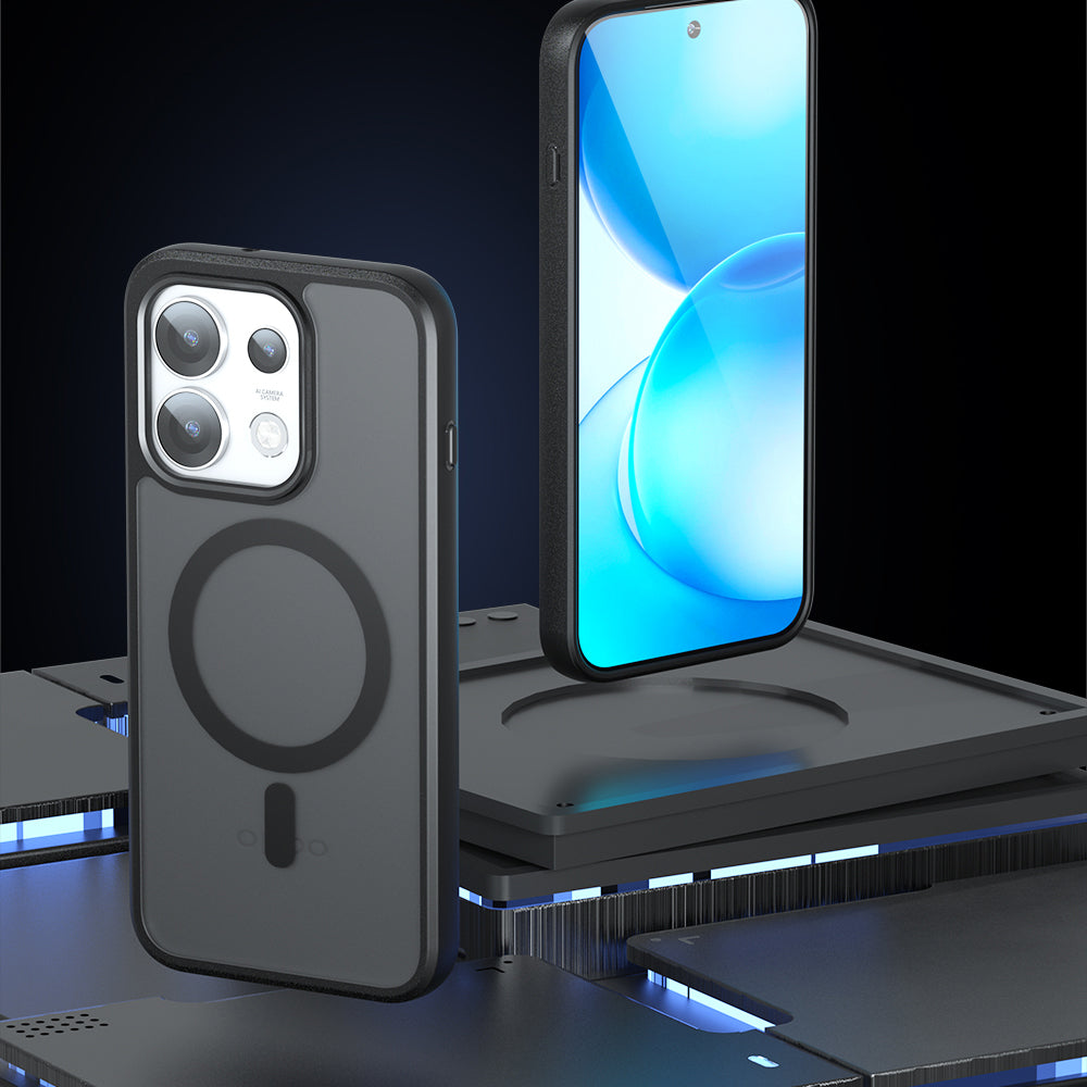 Husa de protectie Techsuit PureFrost MagSafe compatibil cu Oppo Reno16 Pro, Negru