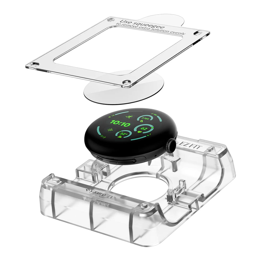 Folie smartwatch Google Pixel Watch compatibil cu Watch 5 / Watch 4 / Watch 3 41mm, Transparent