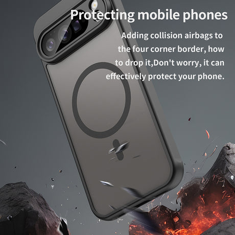 Husa de protectie Techsuit HaloFrost II MagSafe compatibil cu Google Pixel 11 Pro XL, Negru