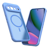 Husa de protectie Techsuit HaloFrost II MagSafe compatibil cu Google Pixel 11, Albastru