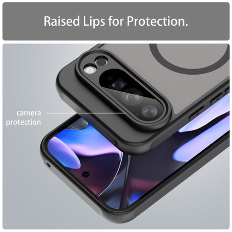 Husa de protectie Techsuit HaloFrost II MagSafe compatibil cu Google Pixel 11, Albastru