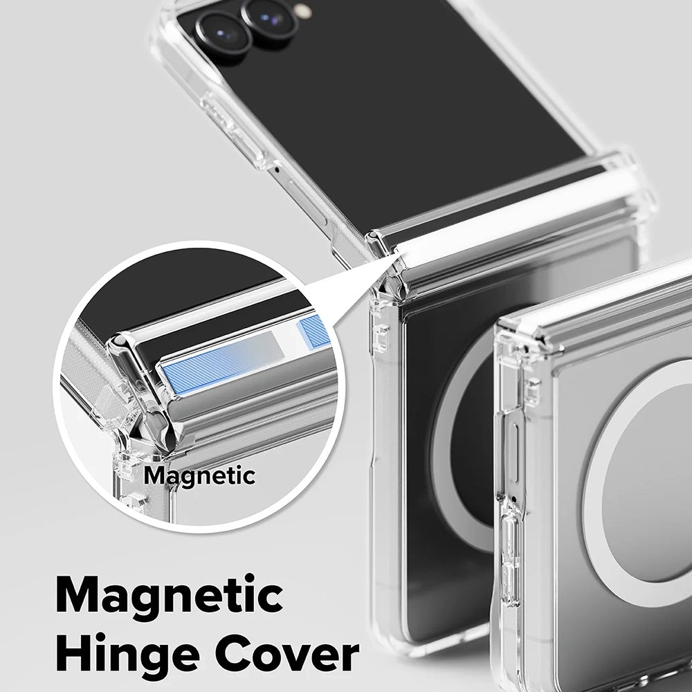 Husa de protectie Ringke Fusion compatibil cu Samsung Galaxy Z Flip8, Transparent