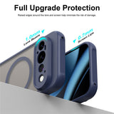 Husa de protectie Techsuit HaloFrost II MagSafe compatibil cu Google Pixel 11 Pro, Albastru
