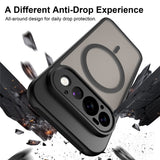 Husa de protectie Techsuit HaloFrost II MagSafe compatibil cu Google Pixel 11 Pro, Negru