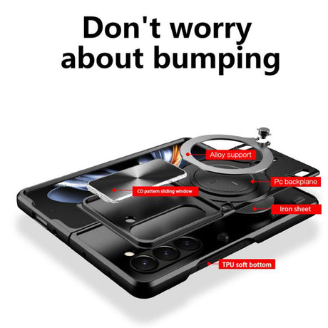 Husa de protectie Techsuit CamGuard Pro compatibil cu Samsung Galaxy Z Fold7 / Z Fold8 Ultra, Mov