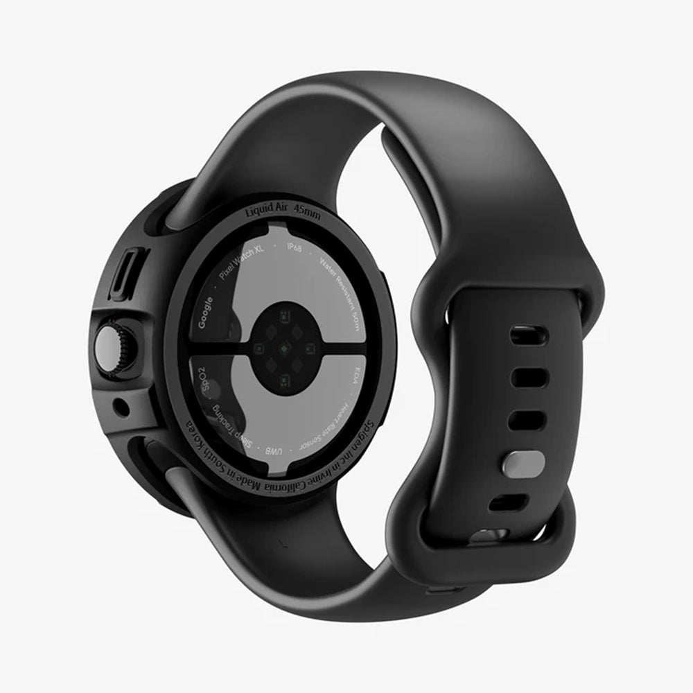Husa smartwatch Spigen compatibil cu Google Pixel Watch 4 45mm, Negru