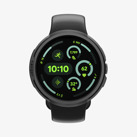 Husa smartwatch Spigen compatibil cu Google Pixel Watch 4 45mm, Negru