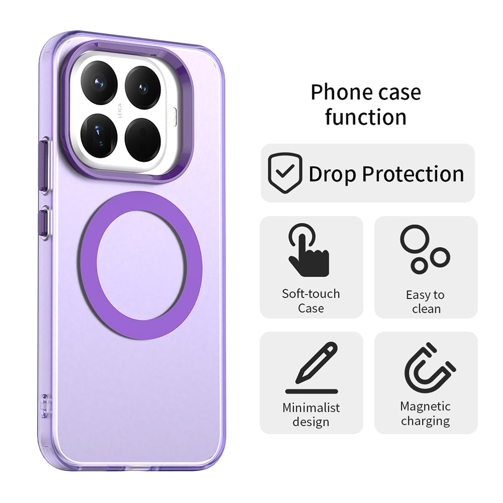 Husa de protectie Techsuit CandyCase MagSafe compatibil cu Xiaomi 17T, Mov