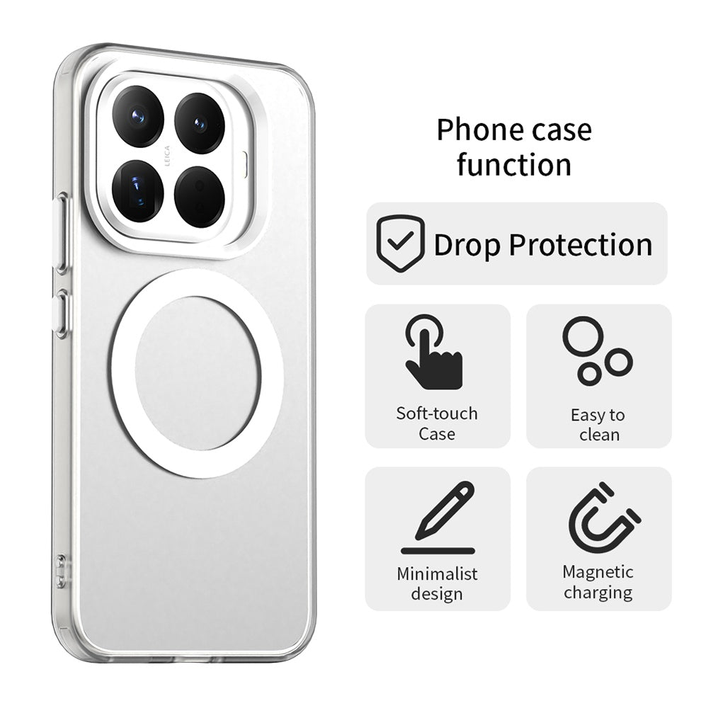 Husa de protectie Techsuit CandyCase MagSafe compatibil cu Xiaomi 17T, Alb