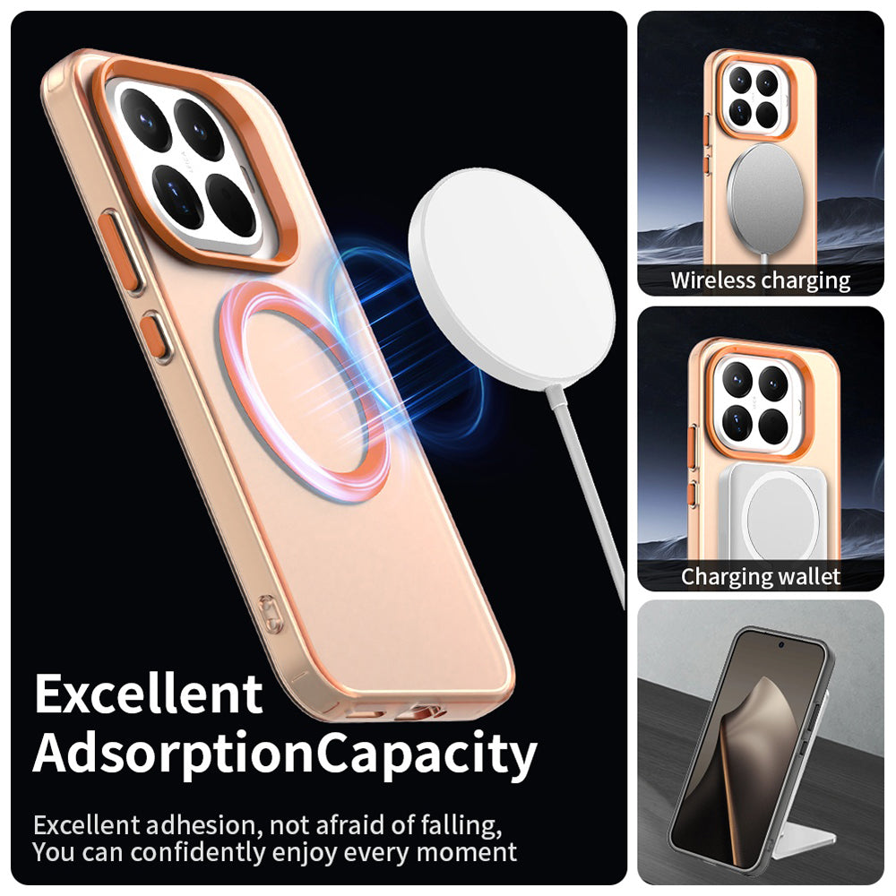 Husa de protectie Techsuit CandyCase MagSafe compatibil cu Xiaomi 17T Pro, Portocaliu