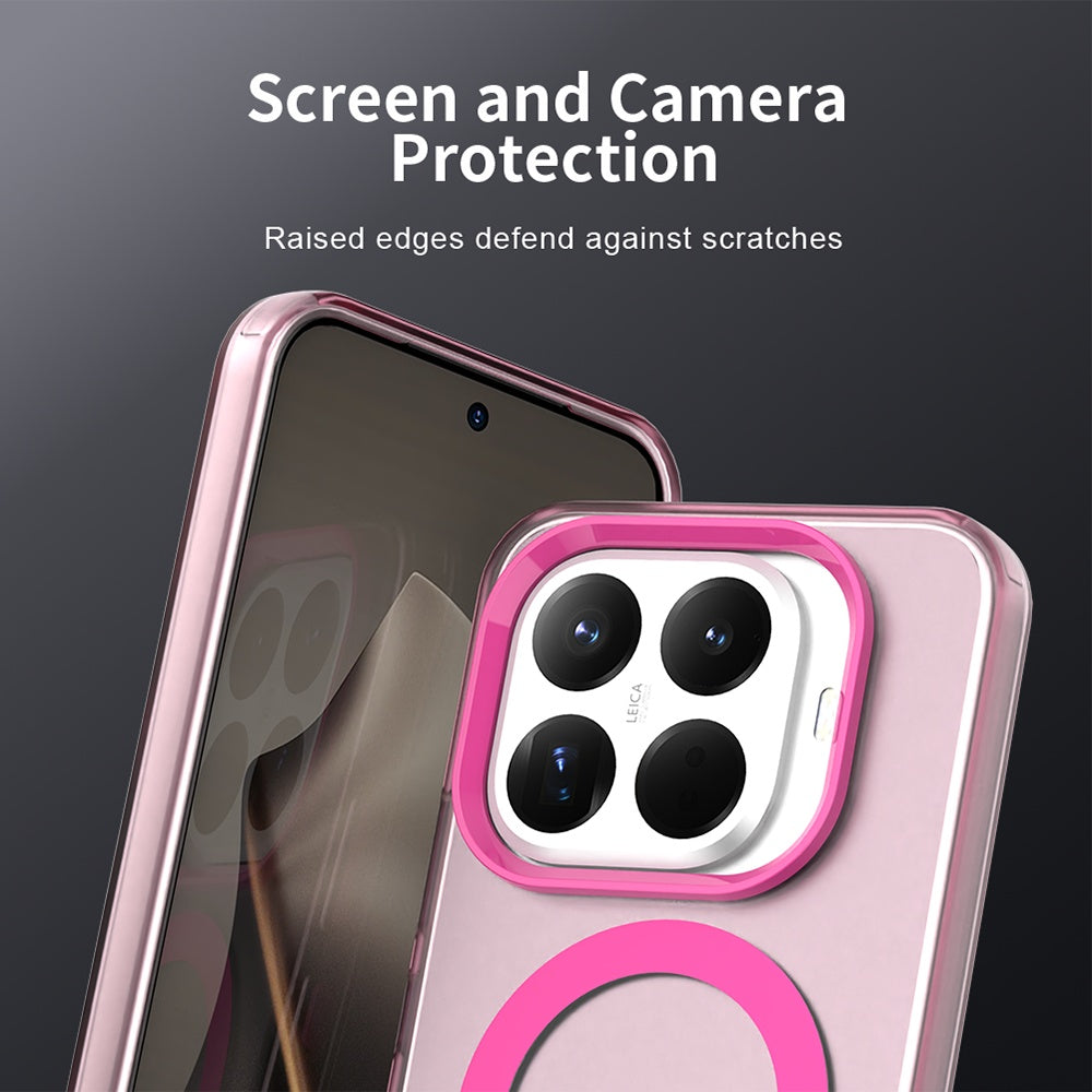 Husa de protectie Techsuit CandyCase MagSafe compatibil cu Xiaomi 17T Pro, Roz